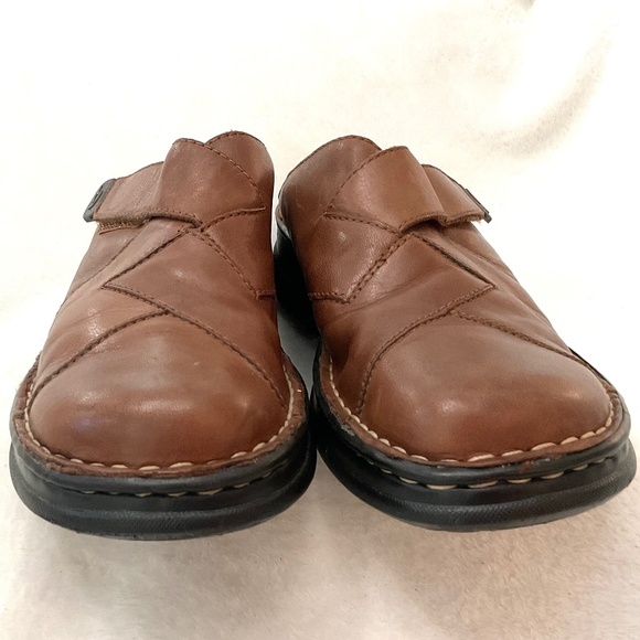 Dr Scholl's Megan Double Air Pillow Slip On Comfort Mule  Clog Leather Size 8 - Picture 7 of 15